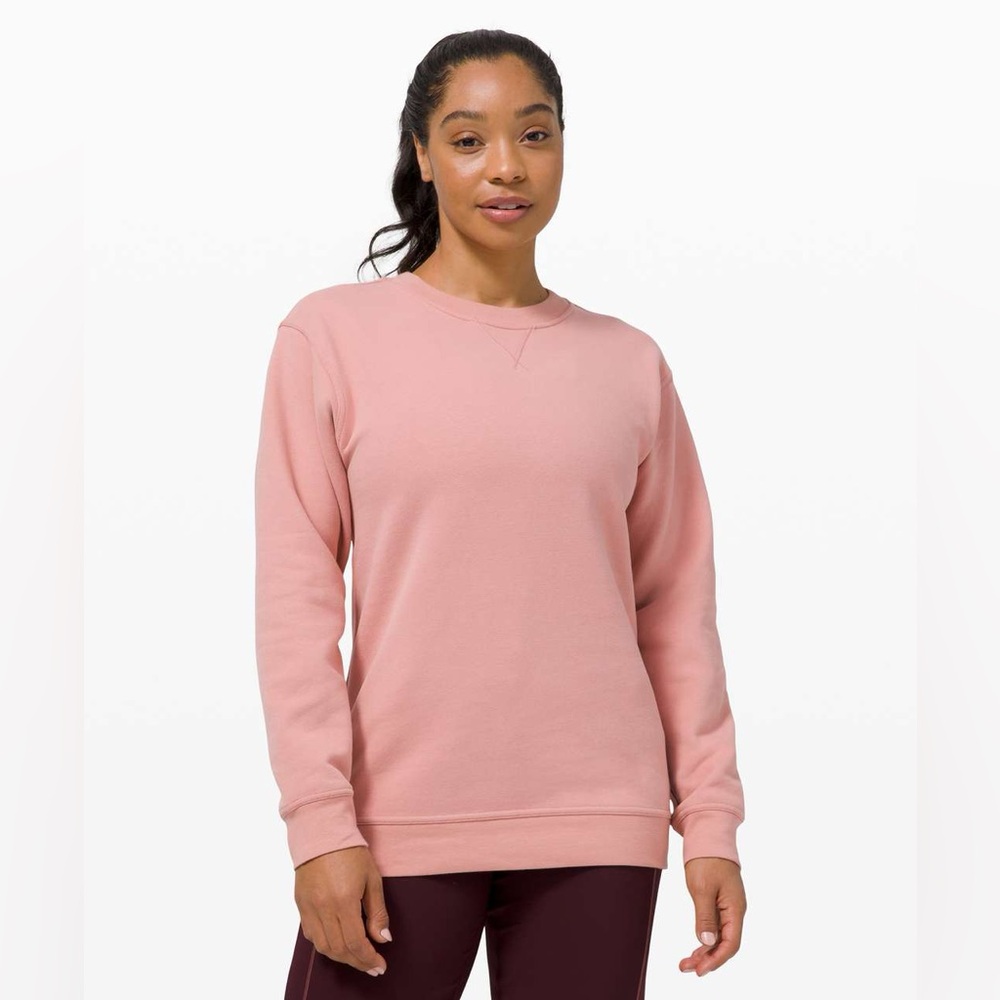 Lululemon All Yours Crew *Fleece - Pink Pastel